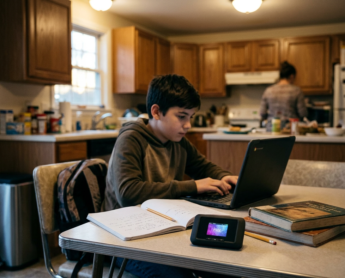 Portable hotspot for students and education programs