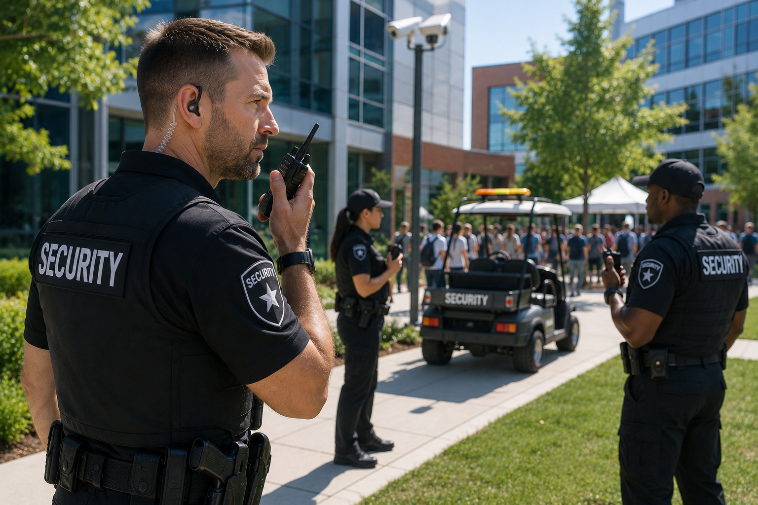Connect security officers with push-to-talk and mobile devices