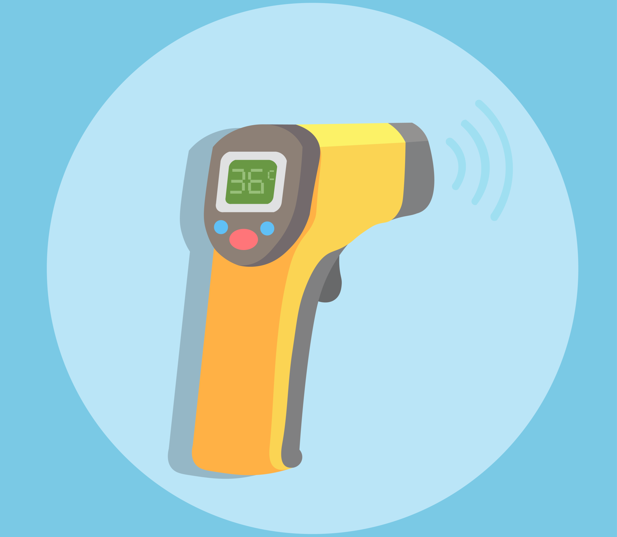 Temperature sensors for business, schools and gatherings